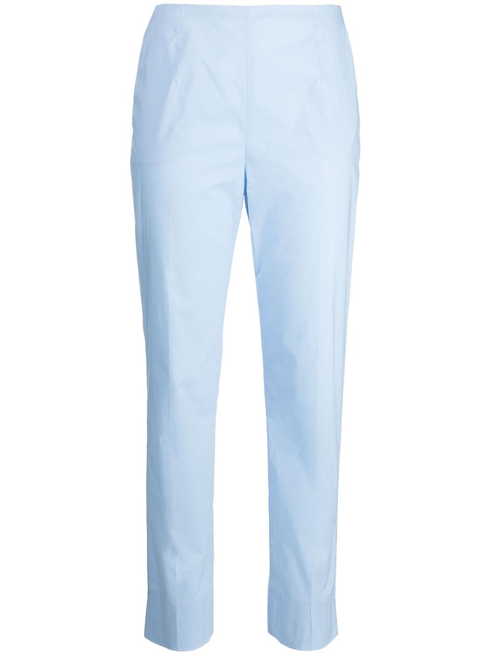 Paule Ka straight-leg zipped cotton trousers - Blue von Paule Ka