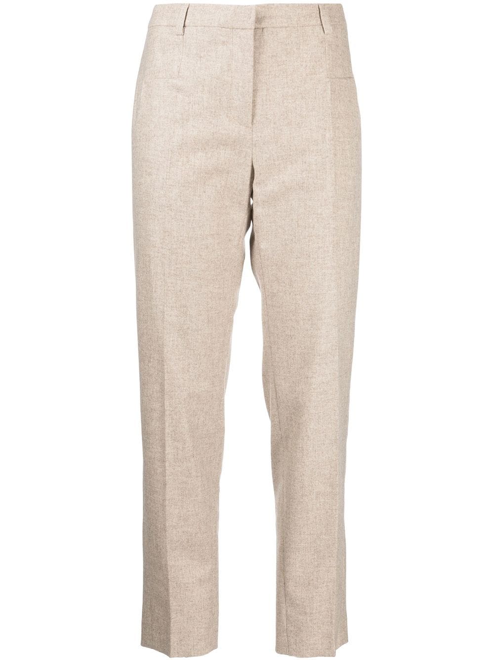 Paule Ka wool tapered-leg trousers - Brown von Paule Ka