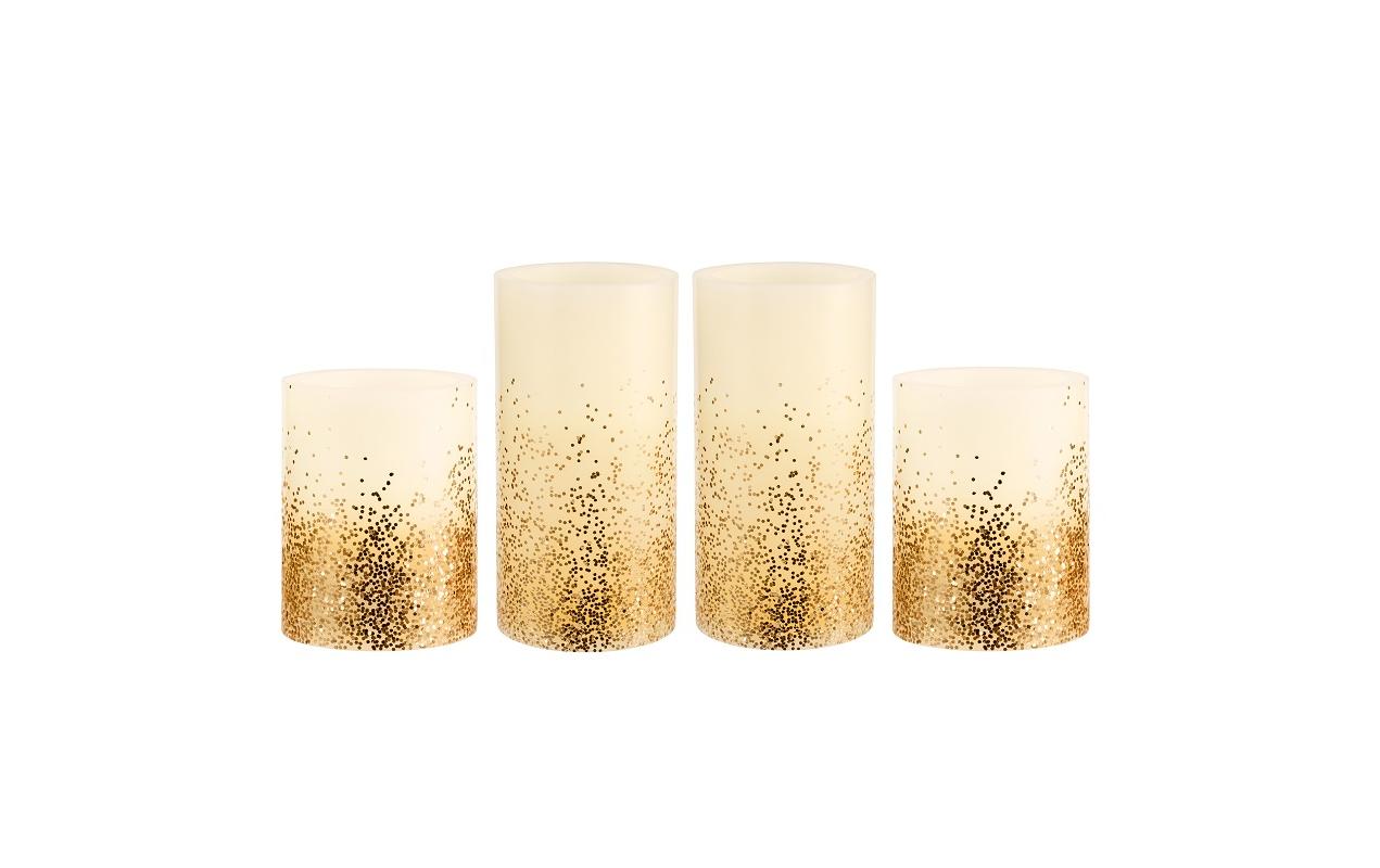 Pauleen LED-Kerze »Set Goldfarbenen Glitt« Pauleen LED-Kerze »Set Goldfarbenen Glitt« von Pauleen