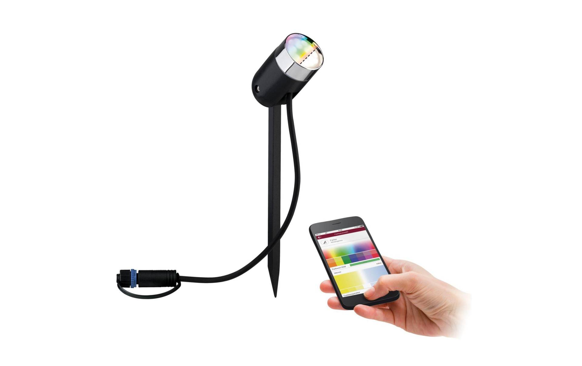Paulmann Gartenleuchte »Plug & Shine PIKE RGBW Spot« Paulmann Gartenleuchte »Plug & Shine PIKE RGBW Spot« von Paulmann