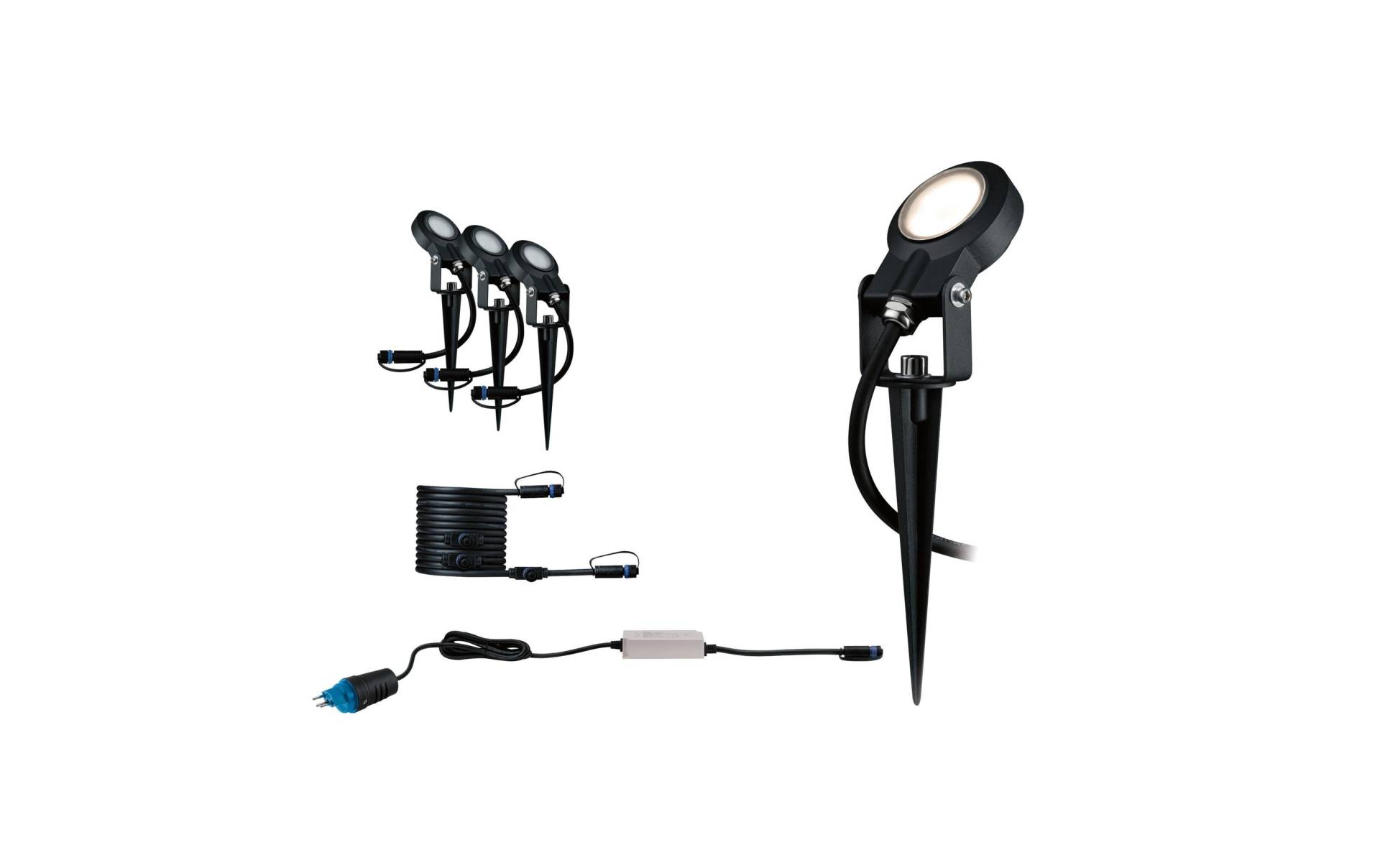 Paulmann Gartenleuchte »3Stk 6W 520lm 3000K«, 3er Set Paulmann Gartenleuchte »3Stk 6W 520lm 3000K«, 3er Set von Paulmann