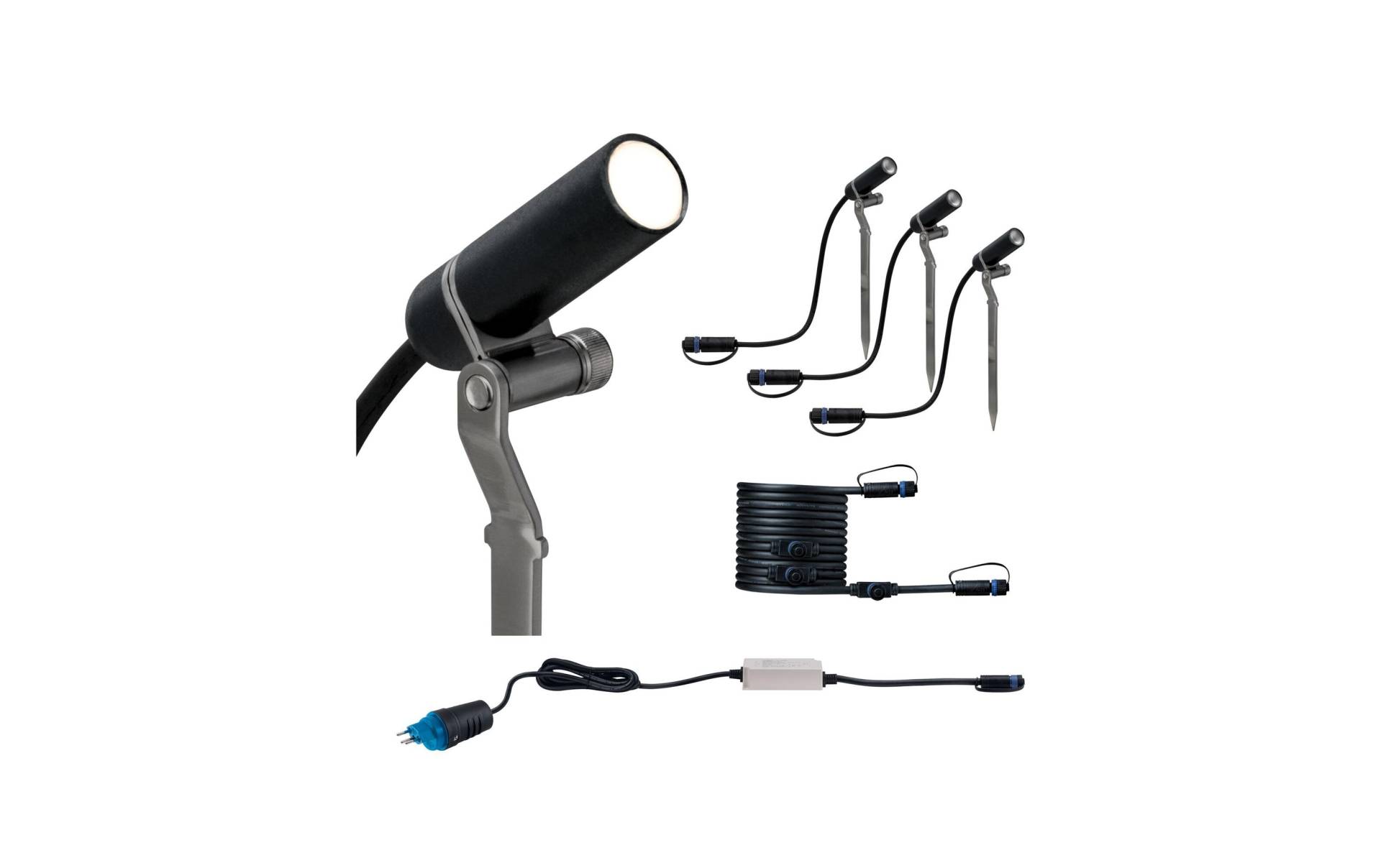 Paulmann Gartenleuchte »3X 2.5W 200lm 3000K«, 3er Set Paulmann Gartenleuchte »3X 2.5W 200lm 3000K«, 3er Set von Paulmann
