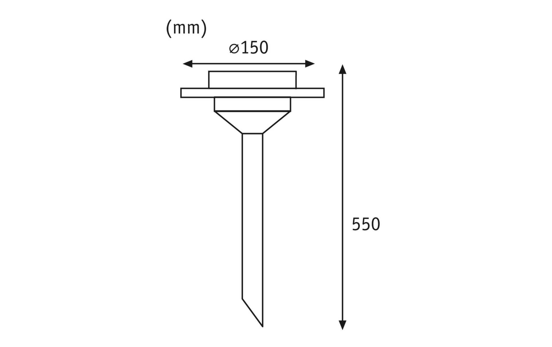 Paulmann LED Sockelleuchte »LED Solarspi«, 1 flammig von Paulmann