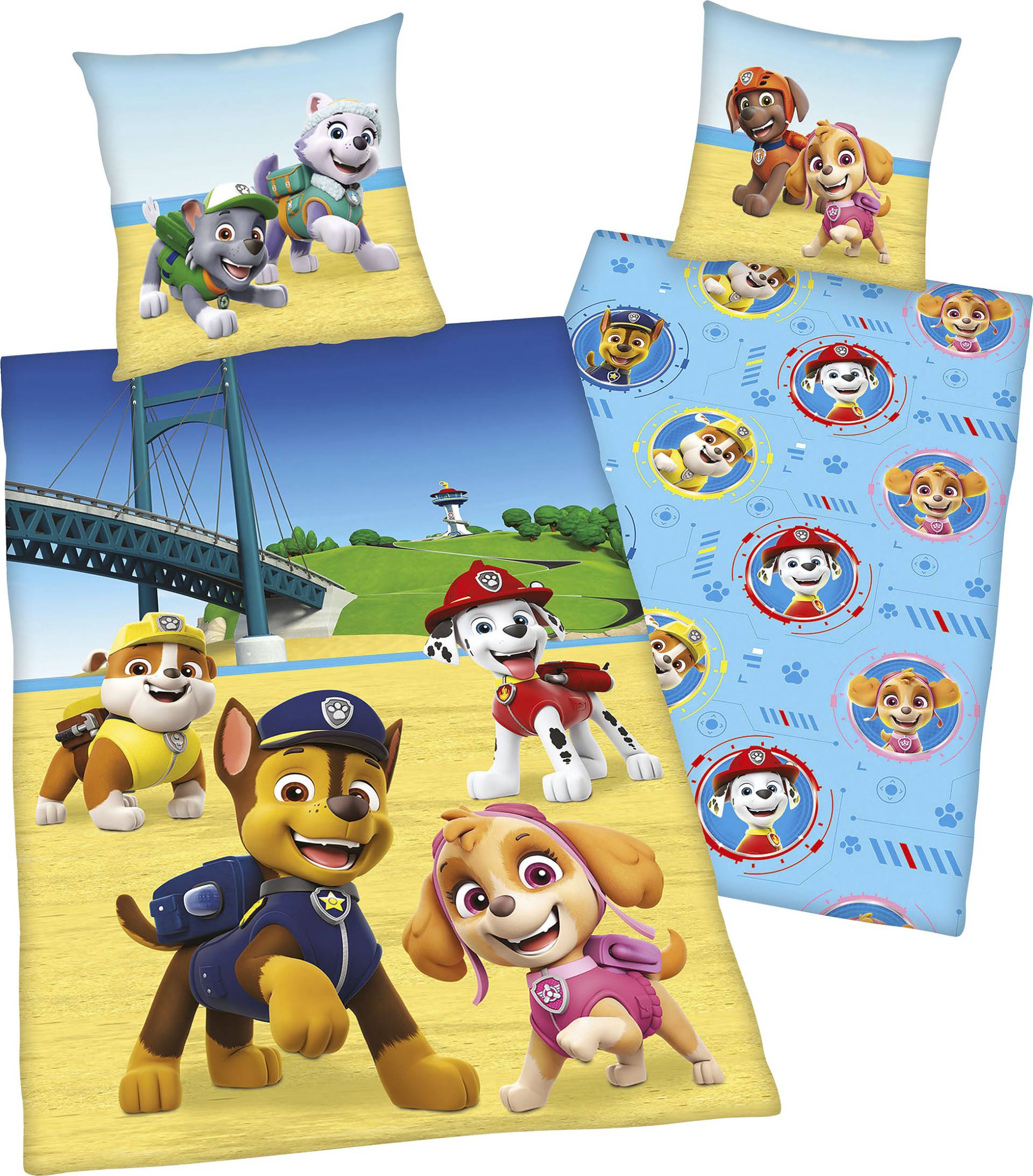 PAW PATROL Kinderbettwäsche »Paw Patrol«, mit niedlichen Hunden von Paw Patrol