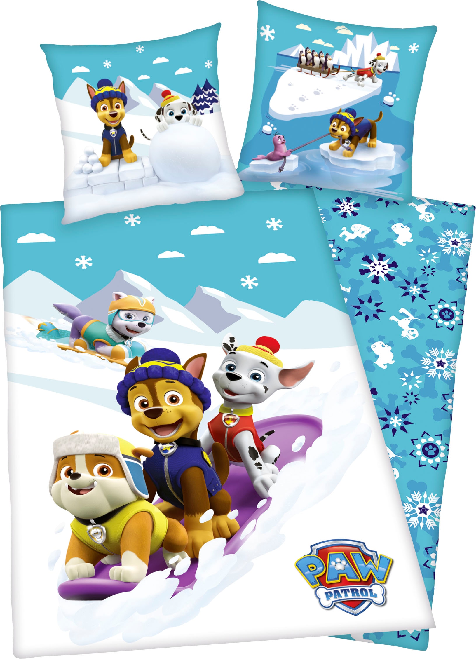 PAW PATROL Kinderbettwäsche »Paw Patrol«, mit tollem Wendemotiv PAW PATROL Kinderbettwäsche »Paw Patrol«, mit tollem Wendemotiv von Paw Patrol