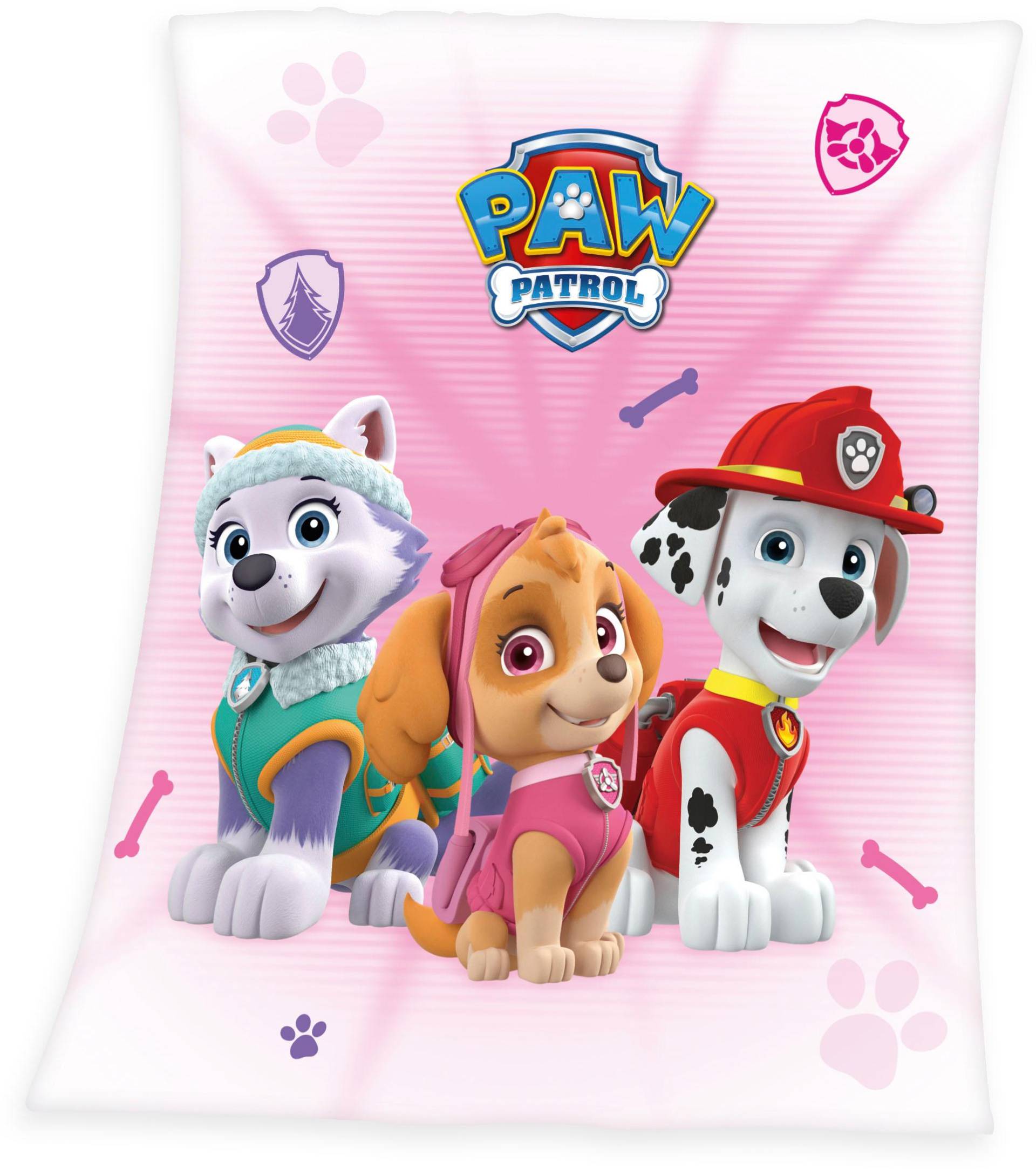 PAW PATROL Kinderdecke »Paw Patrol«, mit süssen Hunden, Kuscheldecke von Paw Patrol