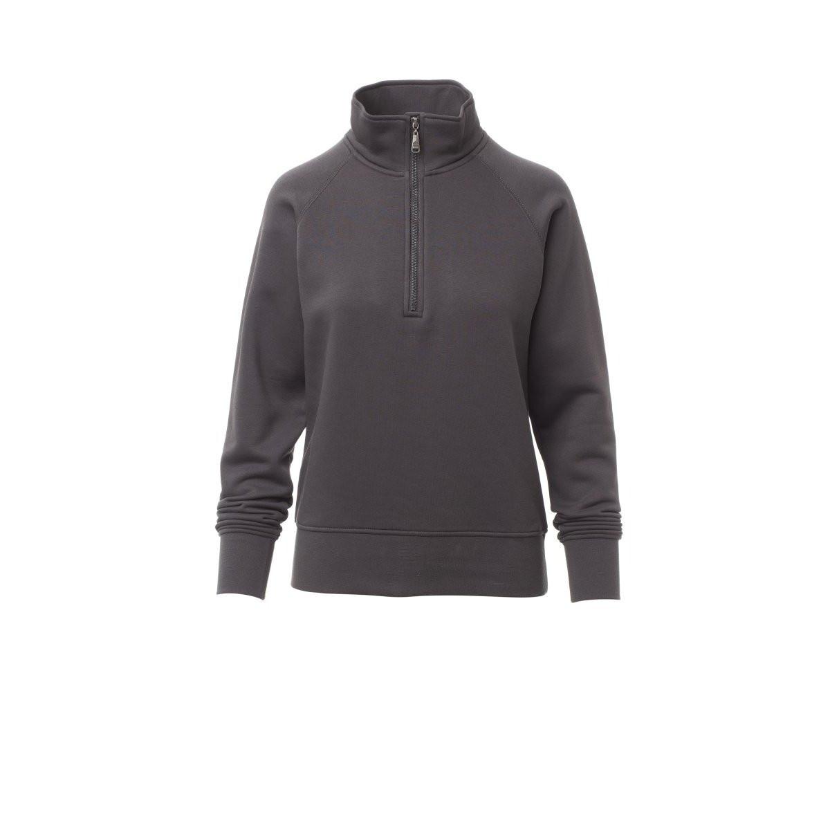 Payper Wear - sweatshirt 1/2 zip women miami+, für Damen, Anthrazit, Größe L von Payper Wear