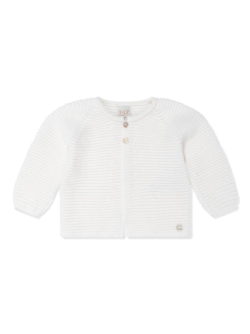 Paz Rodriguez Essential cardigan - White von Paz Rodriguez