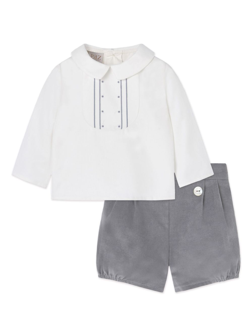 Paz Rodriguez Lady shorts set - Grey von Paz Rodriguez