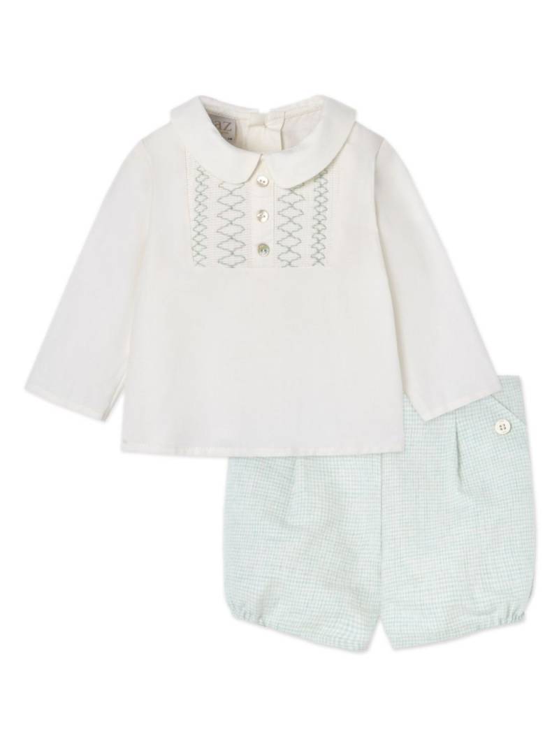 Paz Rodriguez Nightingale shorts set - Green von Paz Rodriguez