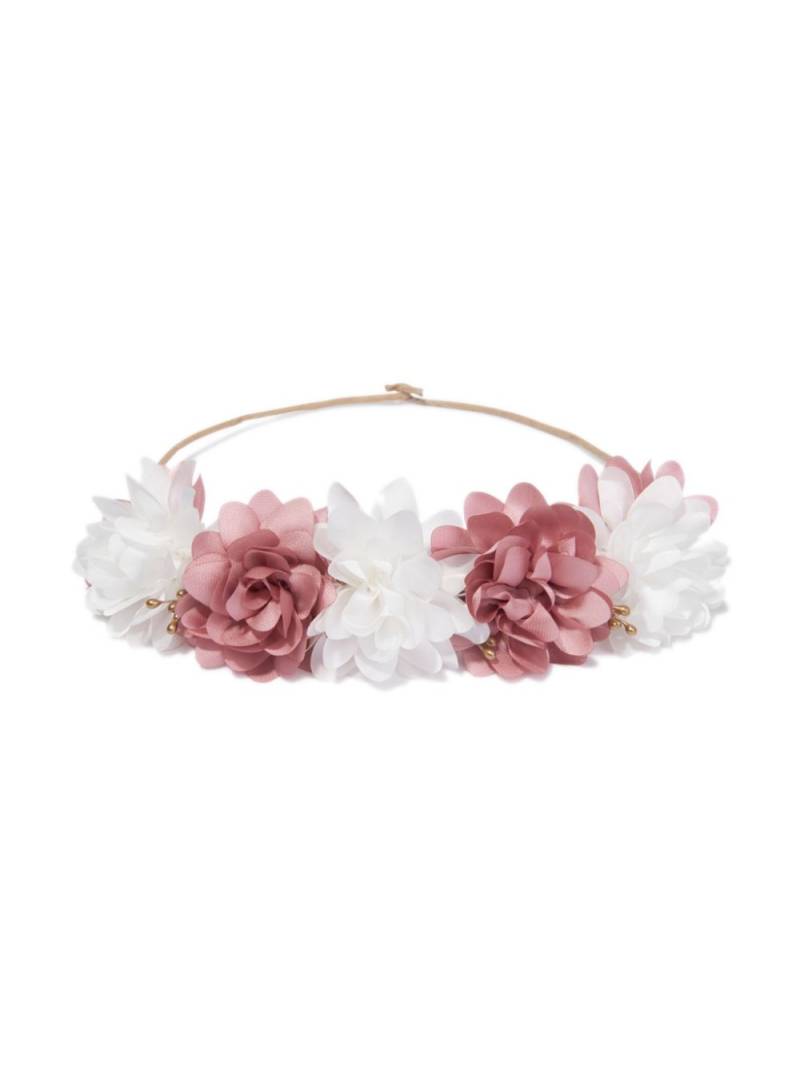 Paz Rodriguez floral-appliqué head band - Pink von Paz Rodriguez