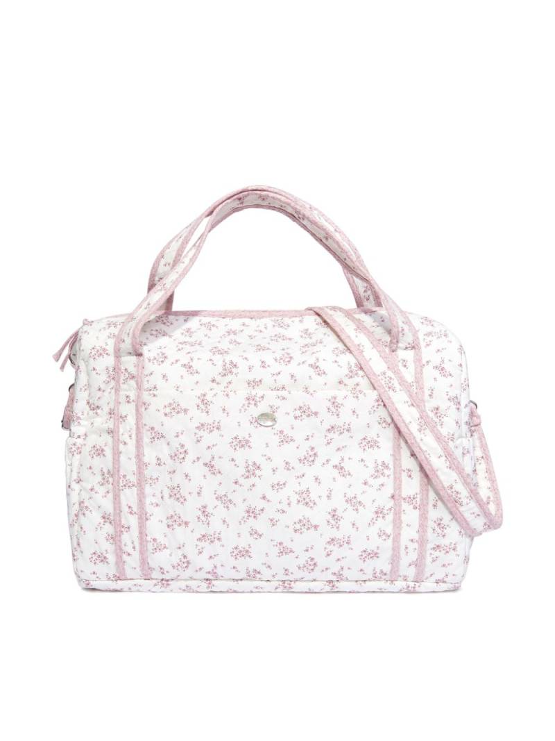 Paz Rodriguez floral-print changing bag - Pink von Paz Rodriguez