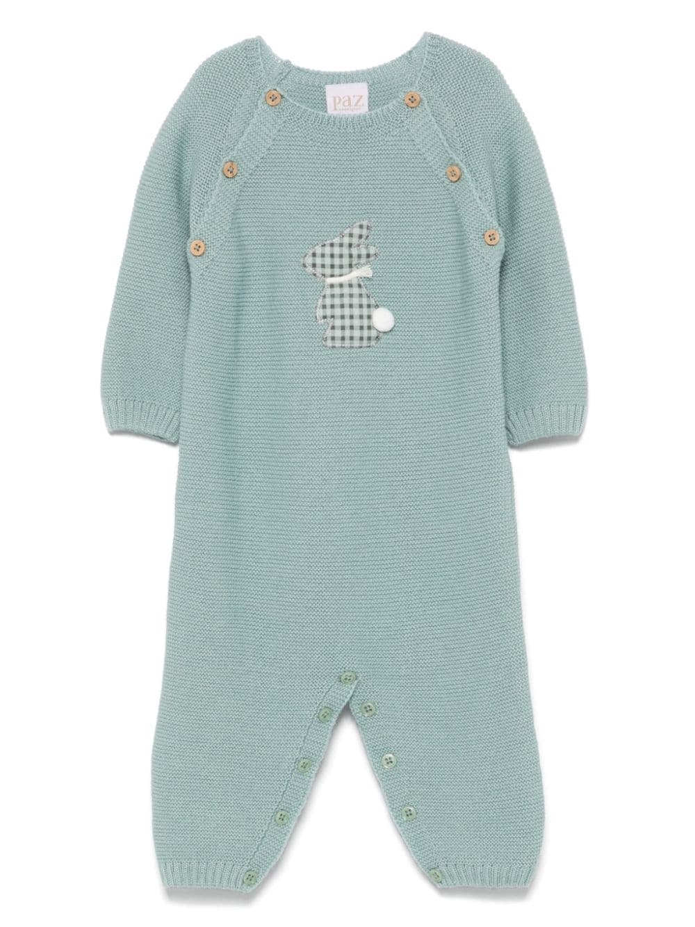 Paz Rodriguez purl-knit romper - Green von Paz Rodriguez