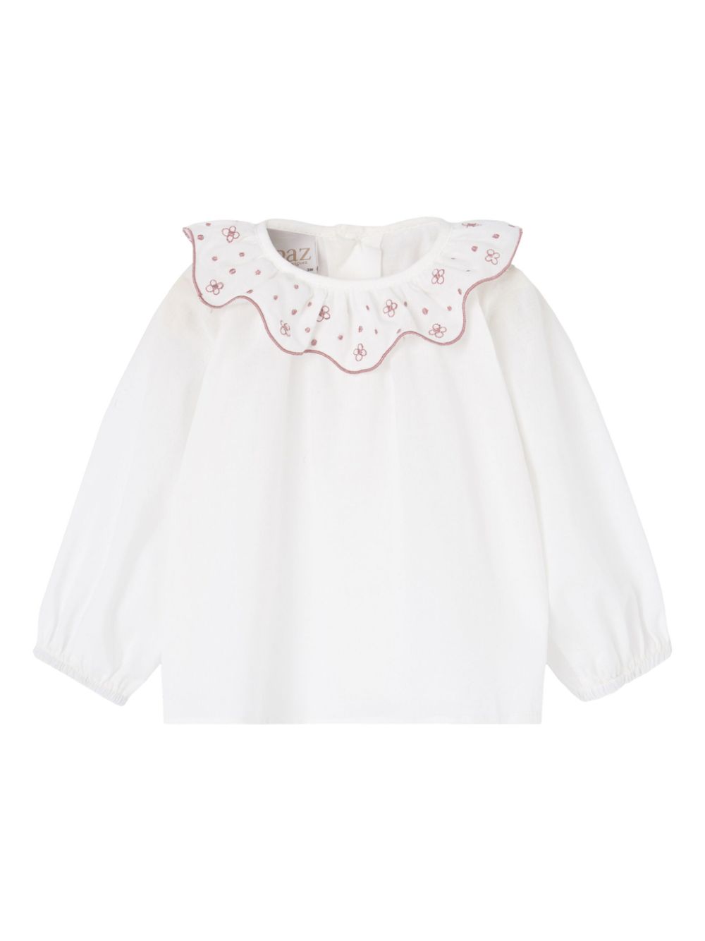 Paz Rodriguez ruffle-collar blouse - White von Paz Rodriguez