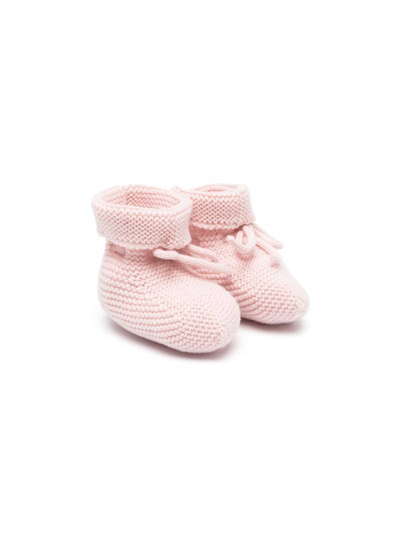 Paz Rodriguez slip-on knitted pre-walkers - Pink von Paz Rodriguez