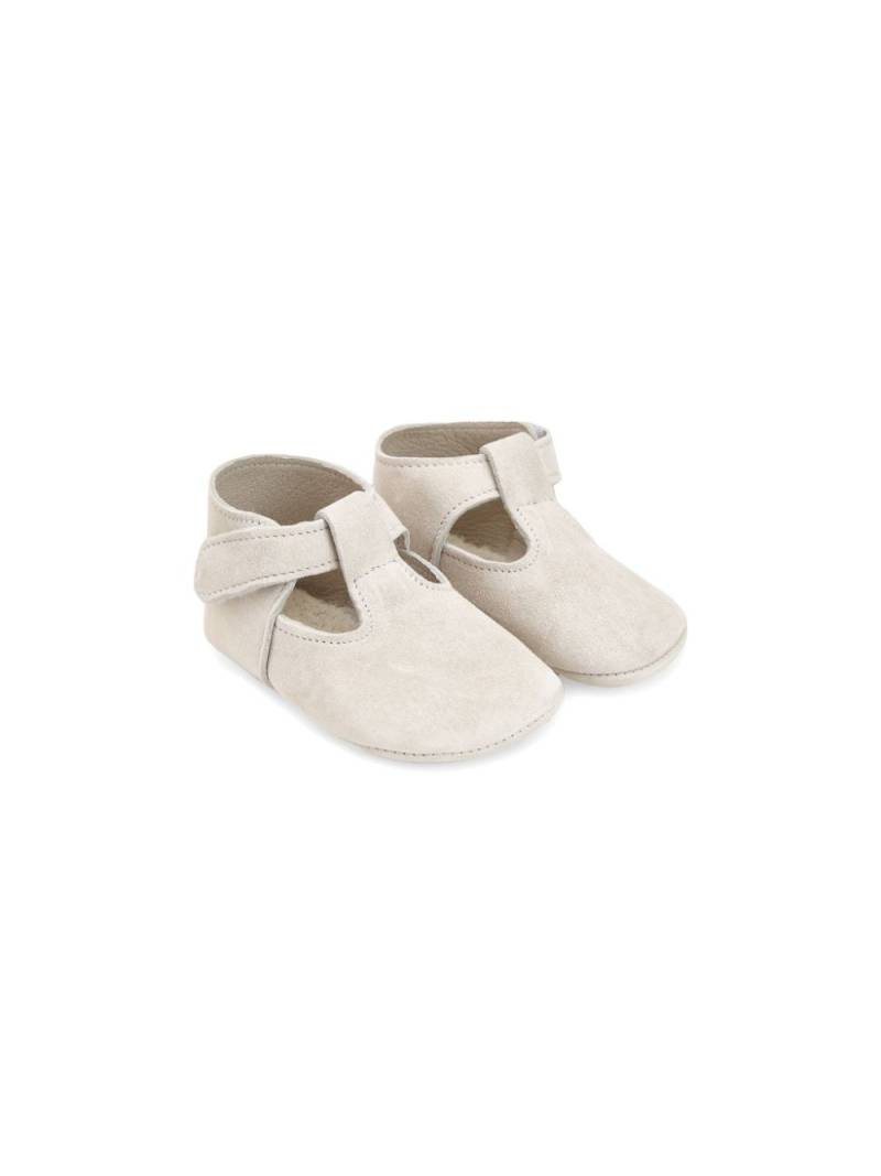 Paz Rodriguez suede pre-walkers - Neutrals von Paz Rodriguez