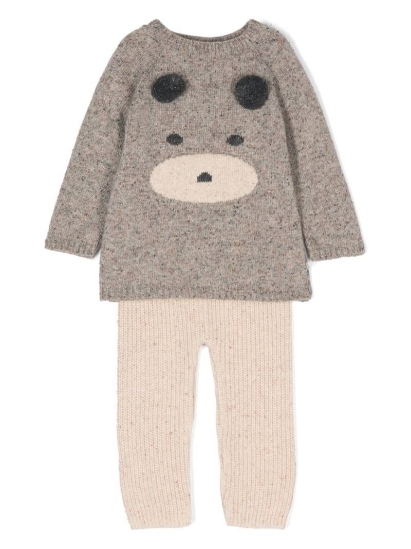 Paz Rodriguez teddy bear-motif pajamas - Brown von Paz Rodriguez