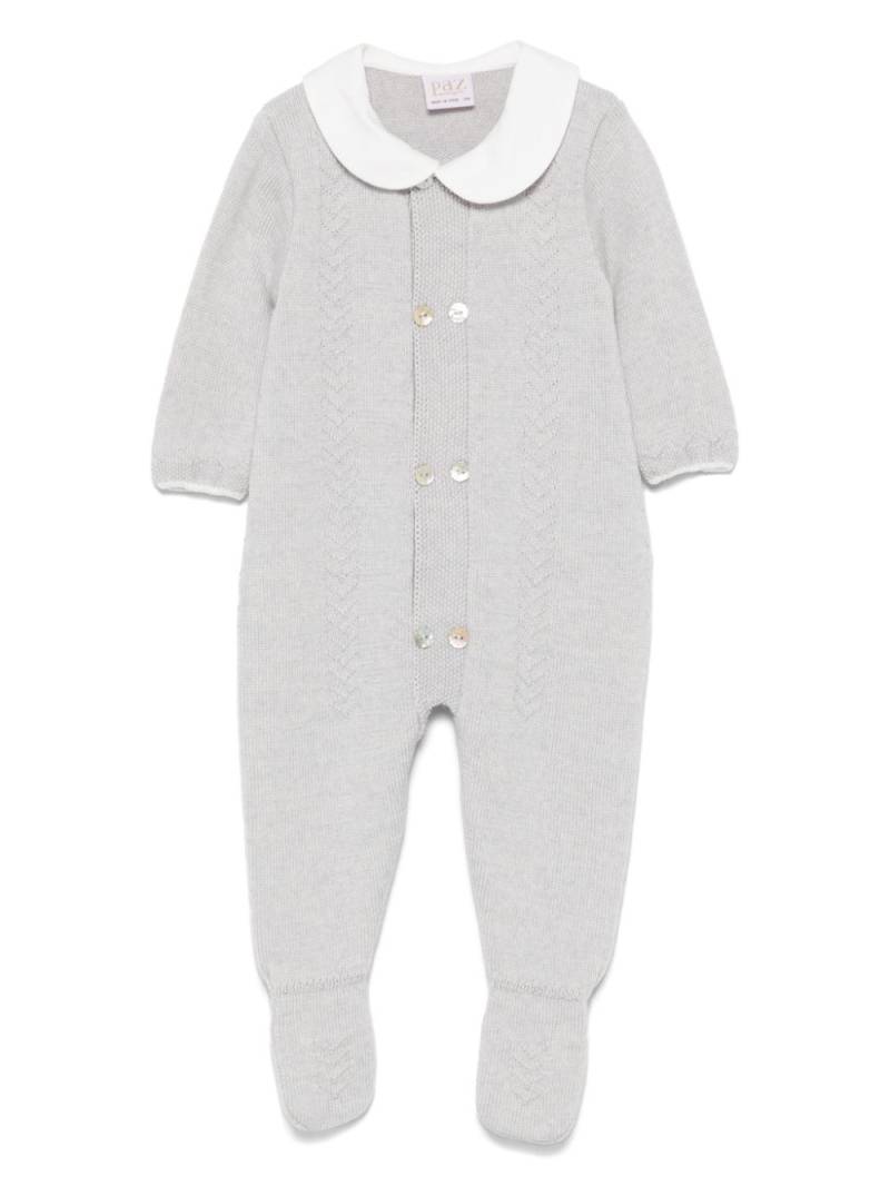 Paz Rodriguez wool pajamas - Grey von Paz Rodriguez