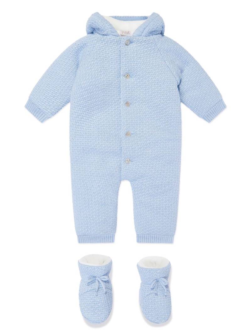 Paz Rodriguez wool romper - Blue von Paz Rodriguez