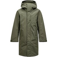 PEAK PERFORMANCE Herren Parka Treeline Insulated olive | L von Peak Performance