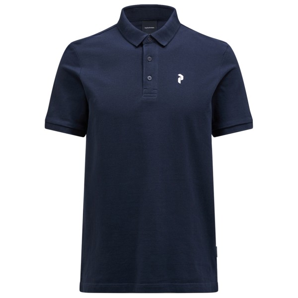 Peak Performance - Classic Cotton Polo - Polo-Shirt Gr L;M;S;XL;XXL blau;grau;grau/weiß von Peak Performance