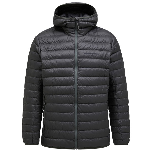 Peak Performance - Down Liner Hood Jacket - Daunenjacke Gr L schwarz/grau von Peak Performance