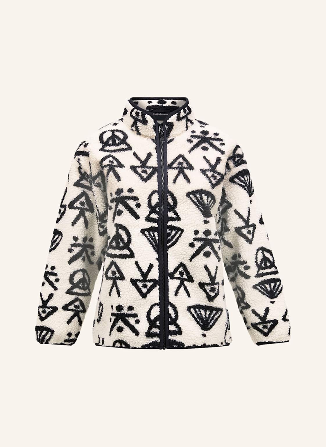 Peak Performance Fleecejacke Graphic Pile weiss Peak Performance Fleecejacke Graphic Pile weiss von Peak Performance