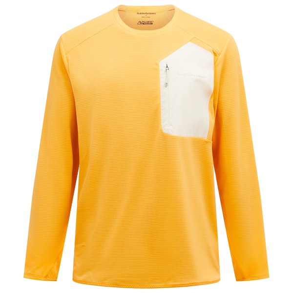 Peak Performance - Freelight Polartec Grid - Fleecepullover Gr L orange von Peak Performance