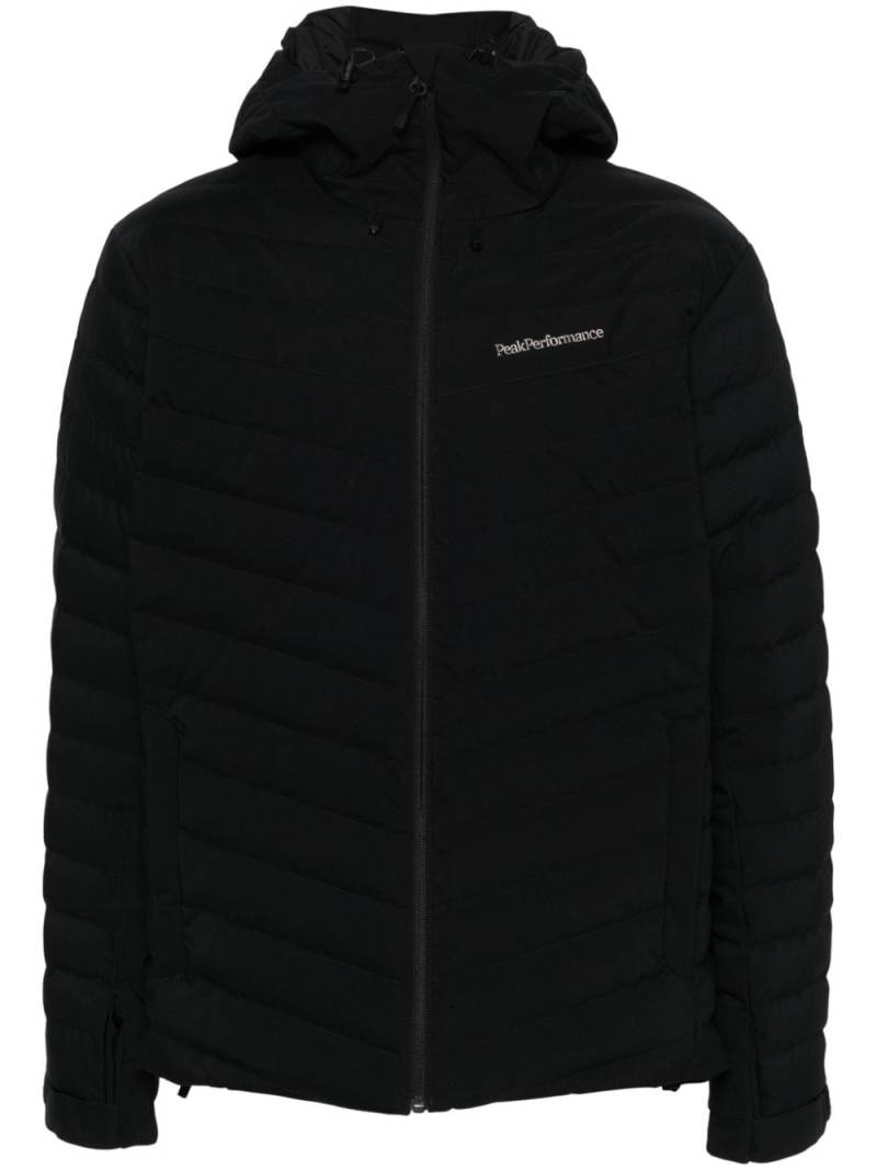 Peak Performance Frost quilted ski jacket - Black von Peak Performance