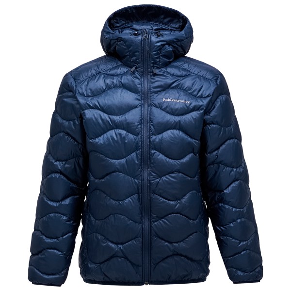 Peak Performance - Helium Down Hood Jacket - Daunenjacke Gr L;S;XL;XXL blau/schwarz;gelb von Peak Performance