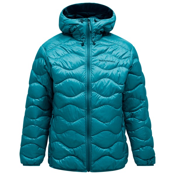 Peak Performance - Helium Down Hood Jacket - Daunenjacke Gr L türkis von Peak Performance