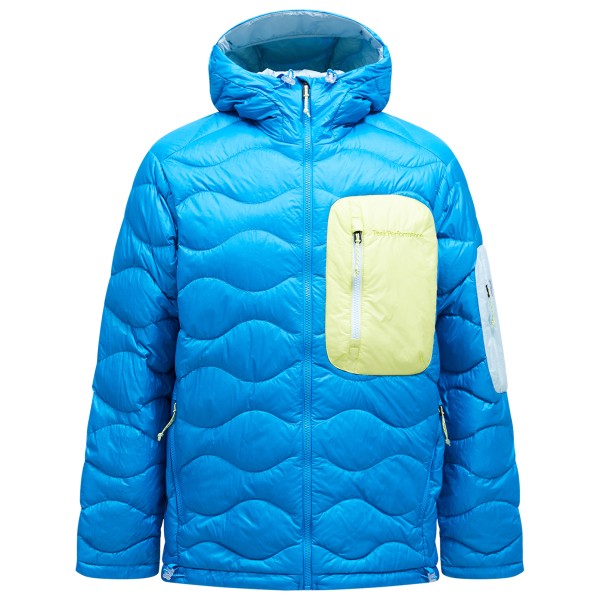 Peak Performance - Helium Utility Down Hood - Daunenjacke Gr L;M;S;XL;XXL beige;blau von Peak Performance