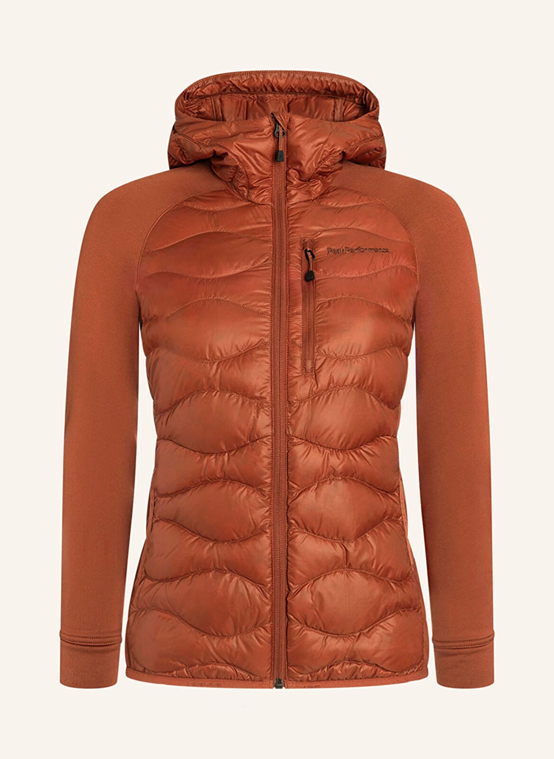 Peak Performance Hybrid-Daunenjacke Helium rot von Peak Performance