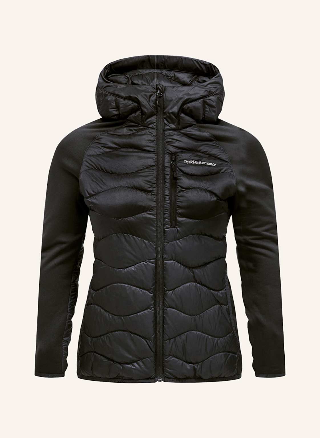 Peak Performance Hybrid-Daunenjacke Helium schwarz von Peak Performance