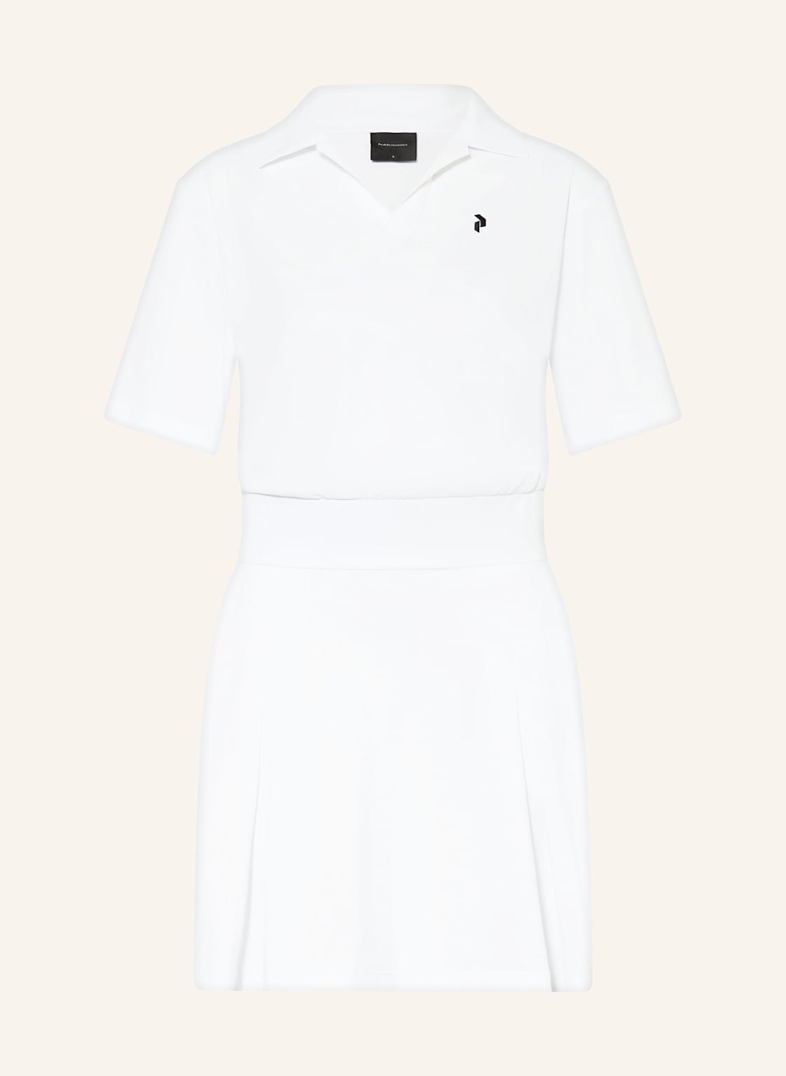 Peak Performance Jersey-Polokleid weiss Peak Performance Jersey-Polokleid weiss von Peak Performance