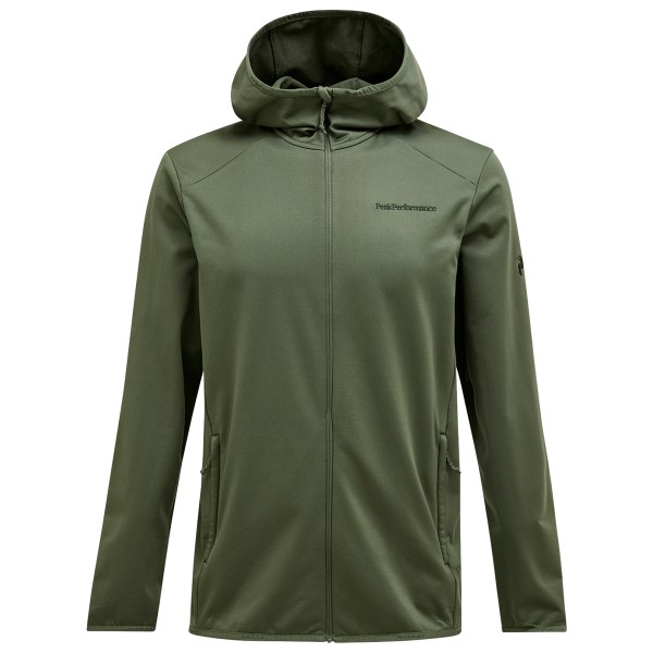 Peak Performance - Light Zip Hood - Fleecejacke Gr XXL oliv von Peak Performance