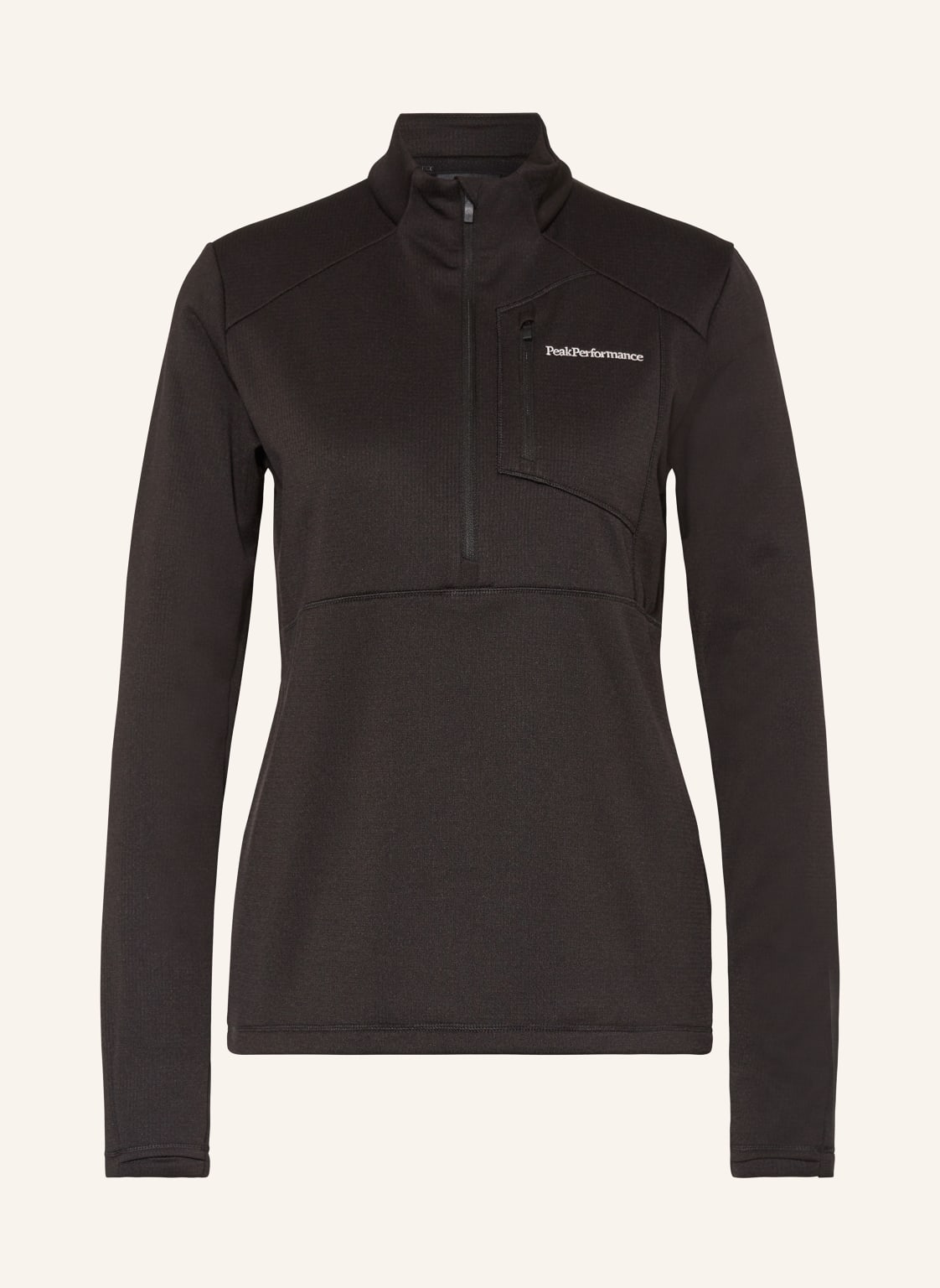 Peak Performance Midlayer Trail Polartec schwarz von Peak Performance