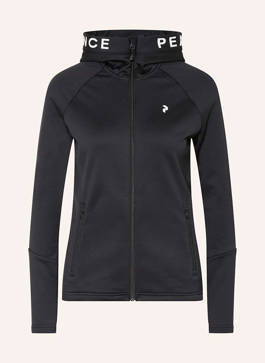 Peak Performance Midllayer-Jacke Rider Zip Hood schwarz von Peak Performance