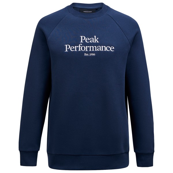 Peak Performance - Original Crew - Pullover Gr L;M;S;XL blau;rot von Peak Performance