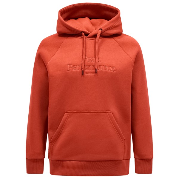 Peak Performance - Original Hood - Hoodie Gr L rot von Peak Performance