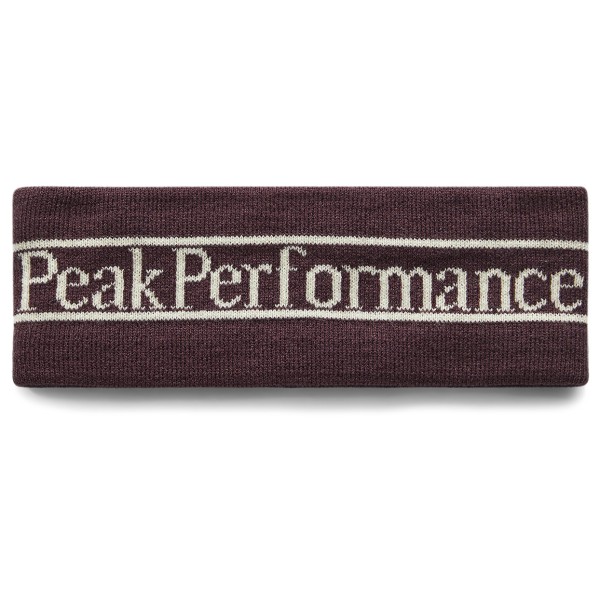 Peak Performance - Pow Headband - Stirnband Gr 53 - 61 cm braun von Peak Performance