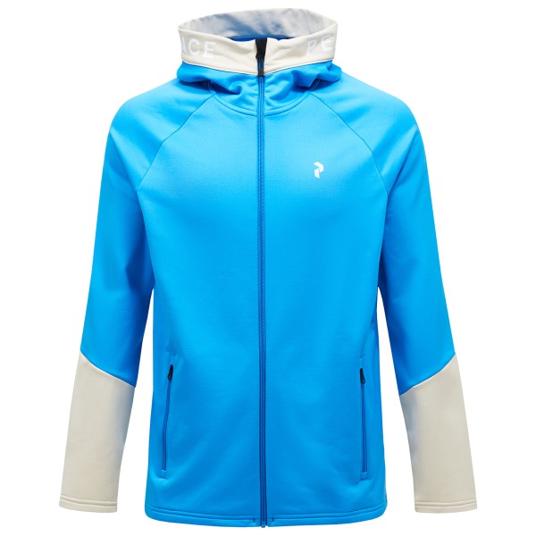 Peak Performance - Rider Zip Hood - Fleecejacke Gr L blau von Peak Performance