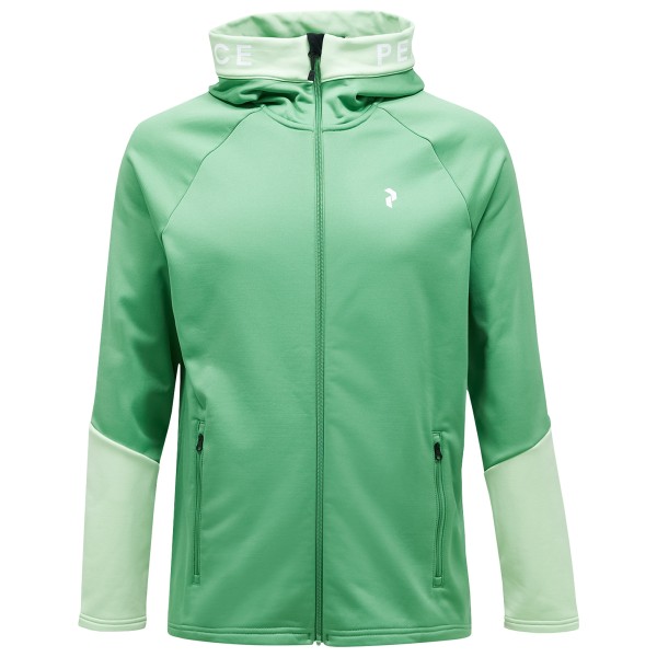 Peak Performance - Rider Zip Hood - Fleecejacke Gr L grün von Peak Performance