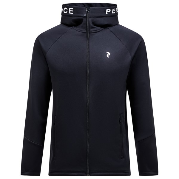 Peak Performance - Rider Zip Hood - Fleecejacke Gr L schwarz von Peak Performance