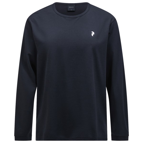 Peak Performance - Trail L/S - Longsleeve Gr L schwarz/blau von Peak Performance