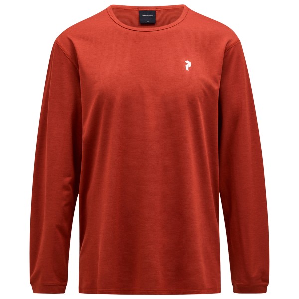 Peak Performance - Trail L/S - Longsleeve Gr XL rot von Peak Performance