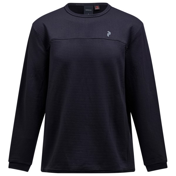 Peak Performance - Trail Polartec Crew - Fleecepullover Gr M schwarz von Peak Performance