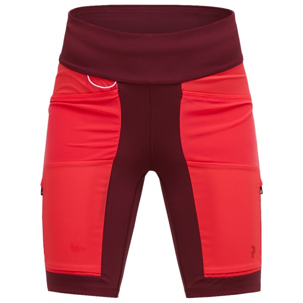 Peak Performance - Women's Ascent Track Shorts - Shorts Gr M rot von Peak Performance