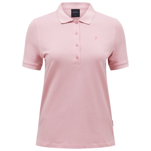 Peak Performance - Women's Classic Cotton Polo - Polo-Shirt Gr M rosa von Peak Performance