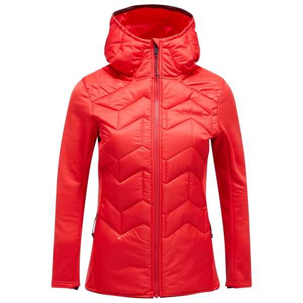 Peak Performance - Women's Elevate Liner Hybrid Hood - Kunstfaserjacke Gr M;S;XL;XS rot;schwarz von Peak Performance